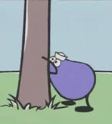 Barkinmymouth.png (425 KB) Quack attempting to chew down a tree in Tree Feller