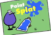 Paint splat photo