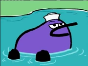 Huhwhaijustgotup.png (180 KB) Quack waking up from his nap in his pond