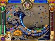 Screenshot of gameplay in Seasick level