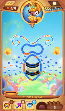 Peggle Blast Level 139