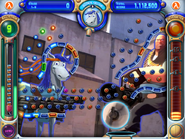 Screenshot of gameplay in Dynamic Duo level