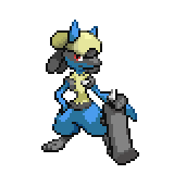 Pokemon: Lucario (Sprite) by DangerMD on DeviantArt