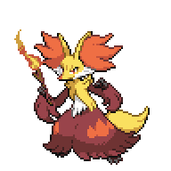 Pokemon on X: Mega Delphox, the Fox pokemon. They used to be feared by  rulers for their powerful sorcery, and have even worked alongside dragons  in the past. They keep magician