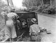 Australian Army defending Malaya, 1942