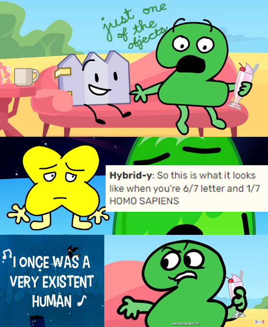 Bfb au? (Meme in the works) (background image proof of leafy