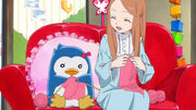 Mawaru-penguindrum-01-himari-penguin-3-bow-knitting-happy-1-jpg