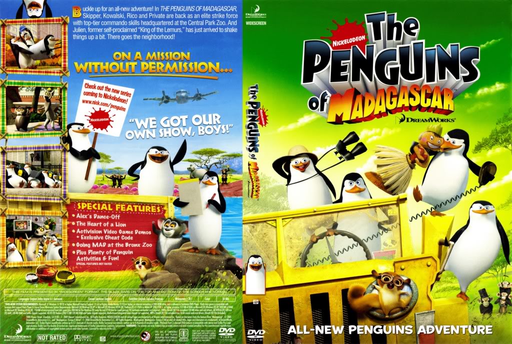 madagascar dvd cover