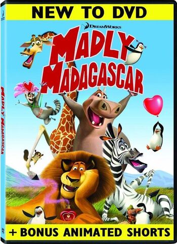 Madly Madagascar (DVD Cover)