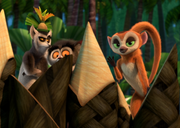 King Julien and Clover