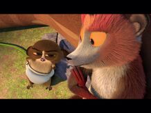 Mort helping Clover to find the source of imposter diapers in All Hail King Julien.