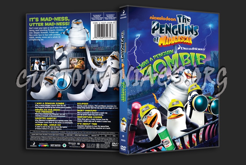 Penguins Of Madagascar I Was A Penguin Zombie Dvd Madagascar Wiki Fandom