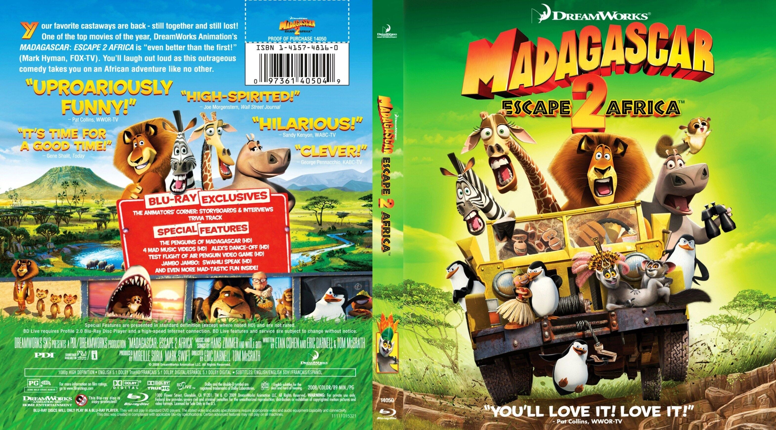 madagascar escape 2 africa dvd