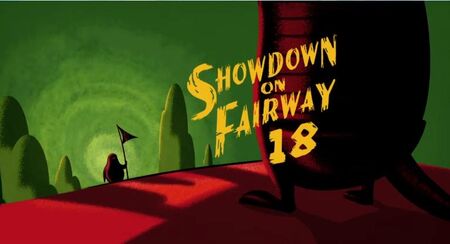 Showdown on fairway 18 title.JPG