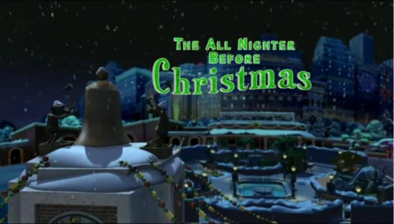 Library nighter before christmas