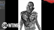 Penny Dreadful Comic Time-Lapse Art Drawing The Creature