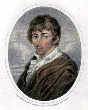 William Henry Ireland (1775-1835). Hand-coloured stipple engraving by Frederick Mackenzie (1787/8-1854), 1818. Courtesy Wikimedia Commons.