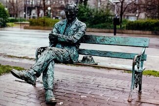 Dublin - Grand Canal - Poet Patrick Kavanagh - geograph.org.uk - 1616492