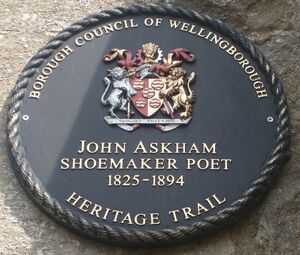 John Askham plaque