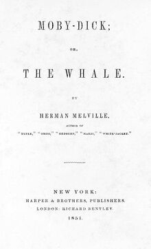Moby-Dick FE title page