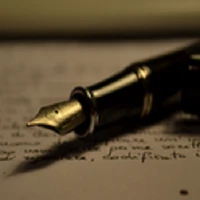 Writing with a pen