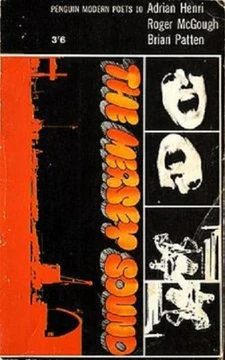 Front cover, designed by Alan Spain, of the original UK paperback edition of the anthology The Mersey Sound.