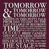 Tomorrow And Tomorrow And Tomorrow Shakespeare Penny S Poetry Pages Wiki Fandom
