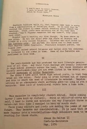 Introduction to the 1976 edition of Pegasus by Poet-In-Residence Ahmos Zu-Bolton.