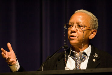 Nikki Giovanni speaking at Emory University 2008