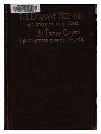 Thomas Cowherd (1817-1907), The Emigrant Mechanic, 1884. Courtesy Internet Archive.