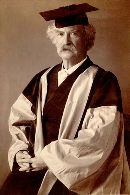 Twain was awarded an honorary  from  in 1907. Courtesy Wikimedia Commons.