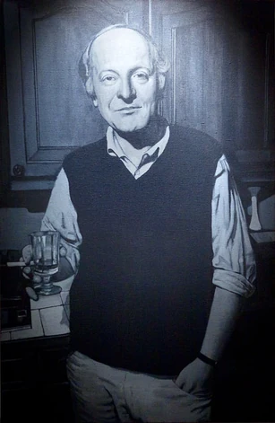 Joseph Brodksy (1940-1996). Portrait by Victor Pivovarov. Photo by Cea. Licensed under Creative Commons, courtesy Flickr.