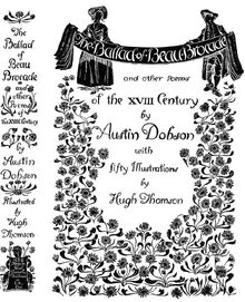 The Ballad of Beau Brocade, and other poems of the XVIIIth century, 1892. Courtesy Internet Archive.