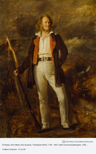 John Wilson (1785-1854). Portrait by Thomas Duncan (1807-1845). Courtesy National Gallery of Scotland.