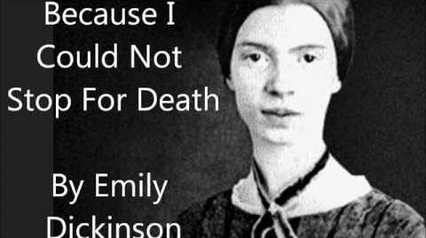 Emily Dickinson Because I Could Not Stop For Death Poem Quote