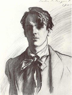 William Butler Yeats by John Singer Sargent 1908