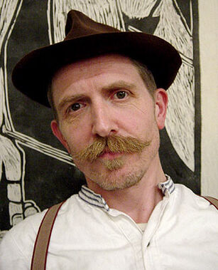 Photograph of Billy Childish by Charles Thomson