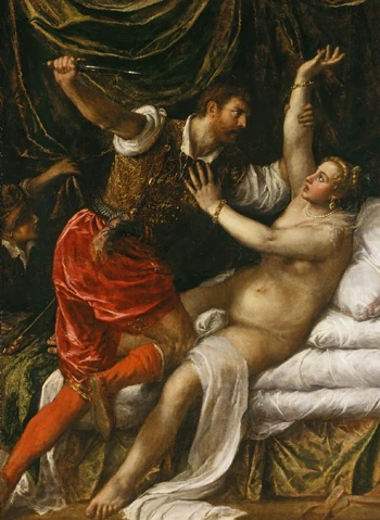 The Rape of Lucretia by  (1490-1576), 1571. Courtesy Wikimedia Commons.