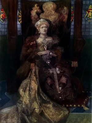 Dame Ellen Terry (1847-1928) as Katherine of Aragon in Henry VIII, 1892. Courtesy Wikimedia Commons.