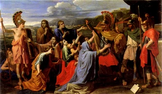 Coriolan by Nicolas Poussin (1594-1665), circa 1652. Courtesy Wikimedia Commons.
