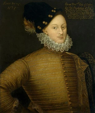 Edward de Vere (1550-1604), 1575. Courtesy Wikimedia Commons.