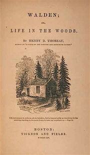1854 Walden byThoreau