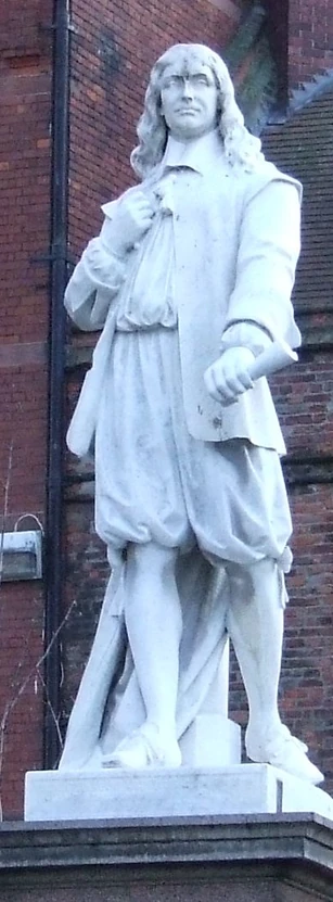 Statue of Andrew Marvell (1621-1678), Hull, UK, 2007. Photo by Oliver Brown. Licensed under Creative Commons, courtesy Wikimedia Commons.
