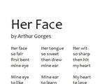 Her Face / Arthur Gorges