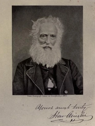 Hew Ainslie, from A Pilgrimage to the Land of Burns, and Poems, 1892. Courtesy Internet Archive.