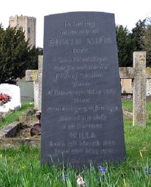 Swaffham Prior, the grave of the poet Edwin Muir (1887-1959) - geograph.org.uk - 2334831