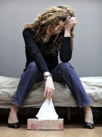 Heartbroken woman. Courtesy Marie Claire.