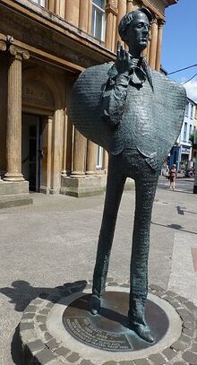 Statue des Schriftstellers William Butler Yeats (2)