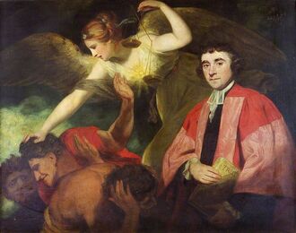 James Beattie, LLD, by Sir Joshua Reynolds. The painting is in Aberdeen