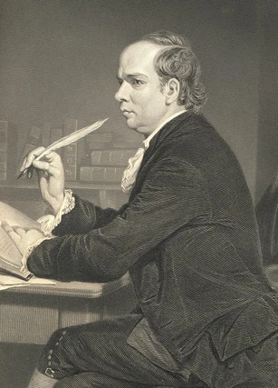 Oliver Goldsmith (1730-1774). Courtesy Wikimedia Commons.